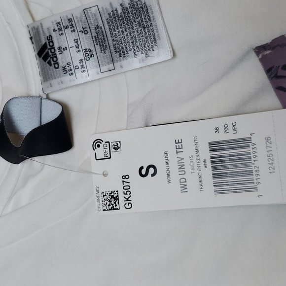 NWT Adidas Crop Athletic Wear Top - Picture 5 of 6